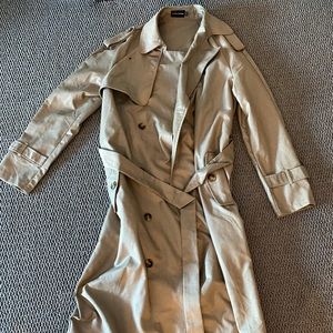 PLT trench coat long